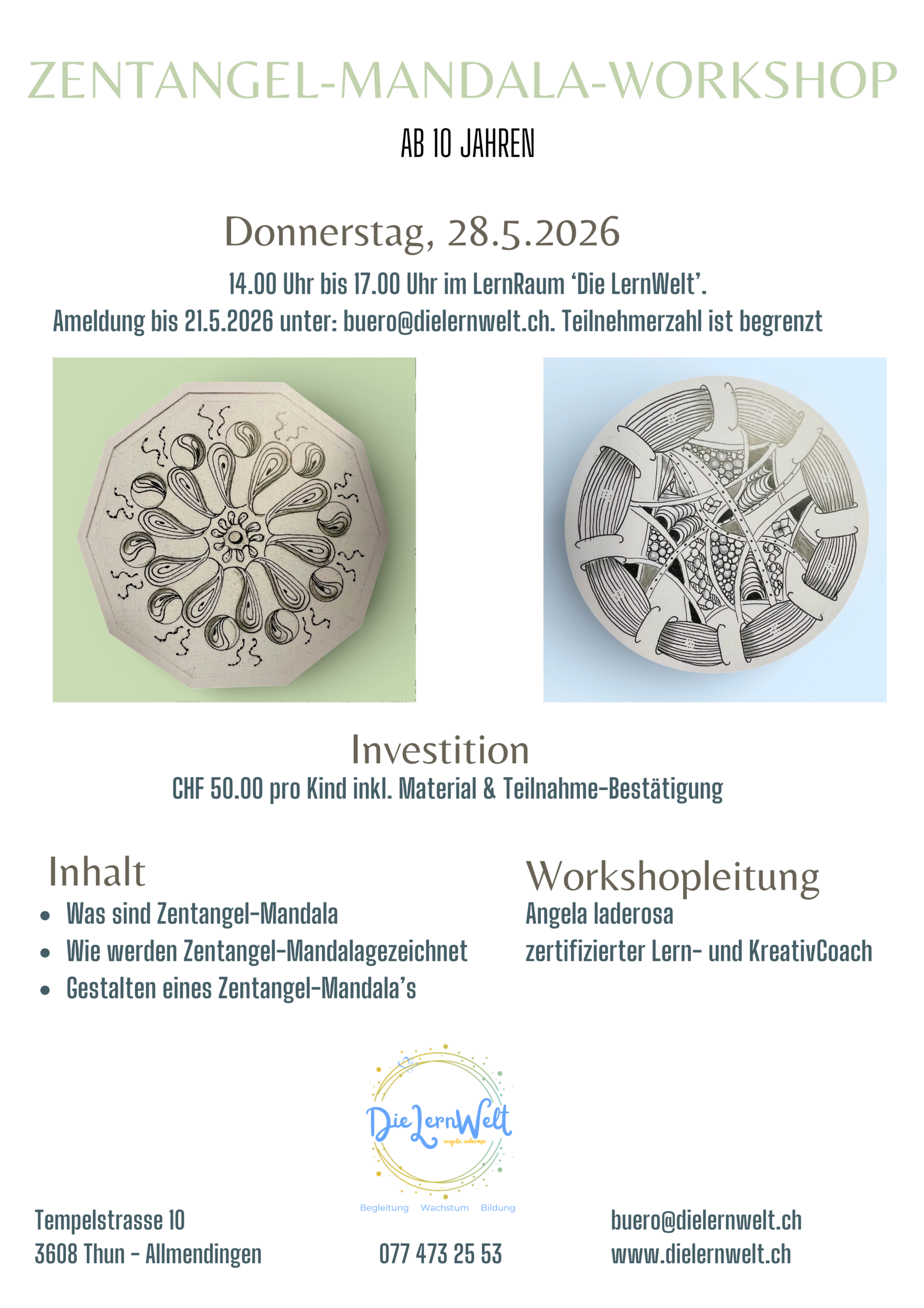 Flyer_Zentangel_Mandala